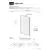 AD Naturalnie Ścianka prysznicowa COMO Wall – czarny / 100 cm / chrom